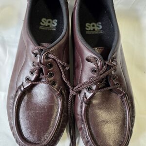SAS Burgundy Leather Shoes Women's Sz. 7